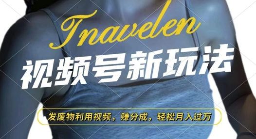 视频号新玩法，废物利用视频，撸分成收益，轻松月入过W【揭秘】好创网-专注优质VIP网课 网络创业落地实操课程资源分享 – 每天更新_高质量项目输出好创网